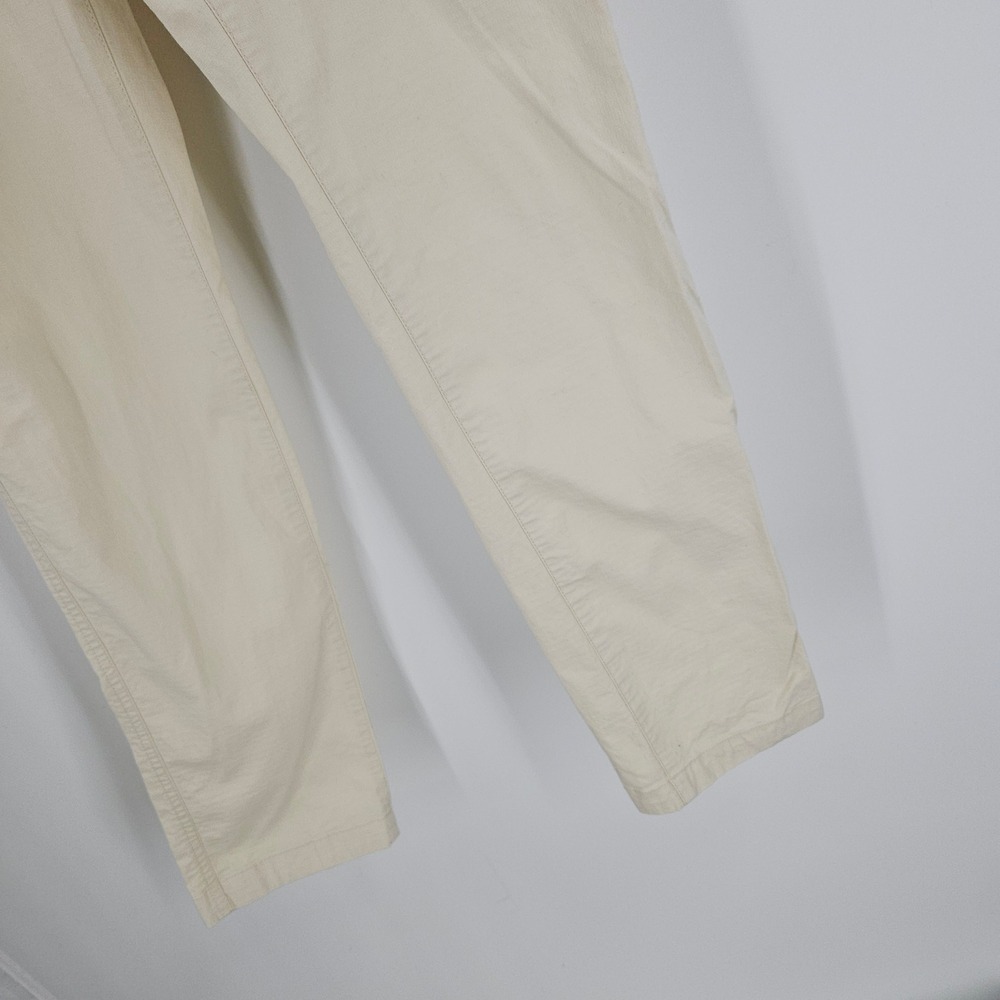 Vuori Ripstop Climber Pants White Khaki Organic Cotton Drawstring Straight Leg S - Picture 3 of 8